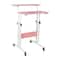 Mind Reader Portable Standing Adjustable Height Rolling Computer Desk